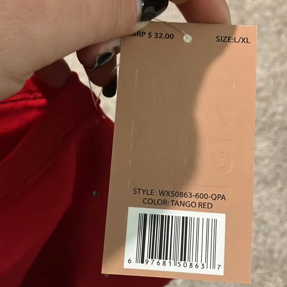 Red Rhinestone Crop Top - Picture 8 of 8